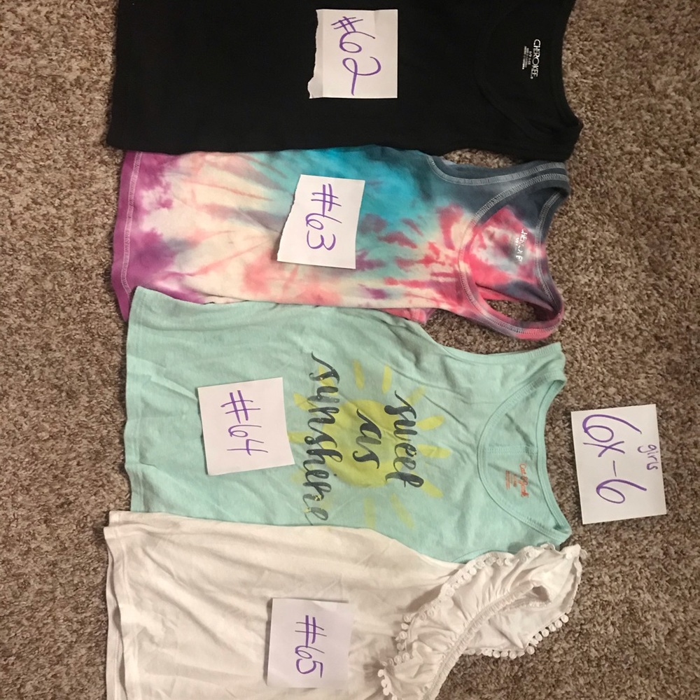 4 girls rank tops